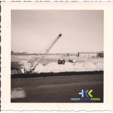 Lobith 1974 Bouw tunnel Transeedijk -Komstraat